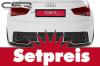 Heckansatz, Sportauspuff, Heckblende Set Audi A1 PS015 