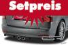 Endschalldämpfer Sportauspuff + Endrohre Set VW Touran PS017 