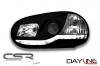 Design Scheinwerfer VW Golf 4 LED Dayline black SW078 