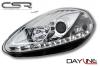 Design Scheinwerfer Fiat Punto LED Dayline chrom SW105 