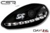Design Scheinwerfer Fiat Punto LED Dayline black SW106 