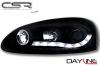 Design Scheinwerfer VW Golf 5 LED Dayline black SW114 